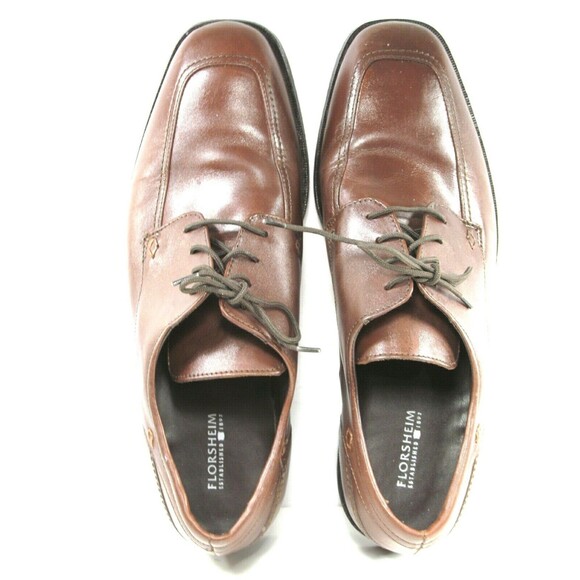 Florsheim Oxfords Washington Brown Leather Apron Toe Mens Size US 13 D main image 7